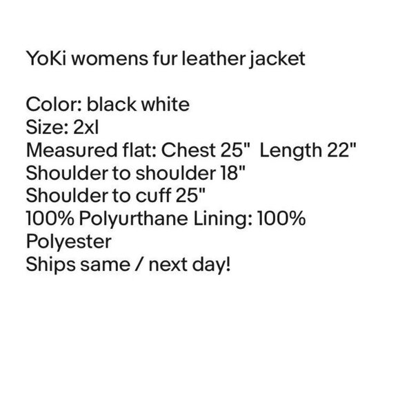 YOKI Womens Jacket Sz 2XL Faux Leather Moto Biker 1980's Style - Picture 8 of 8